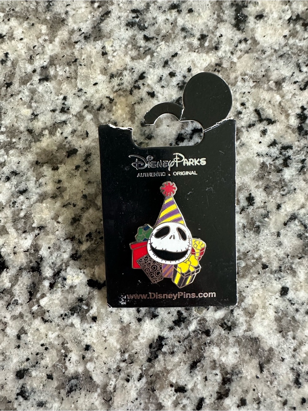 Disney Jack Skellington Party Pin - Black & Multicolor